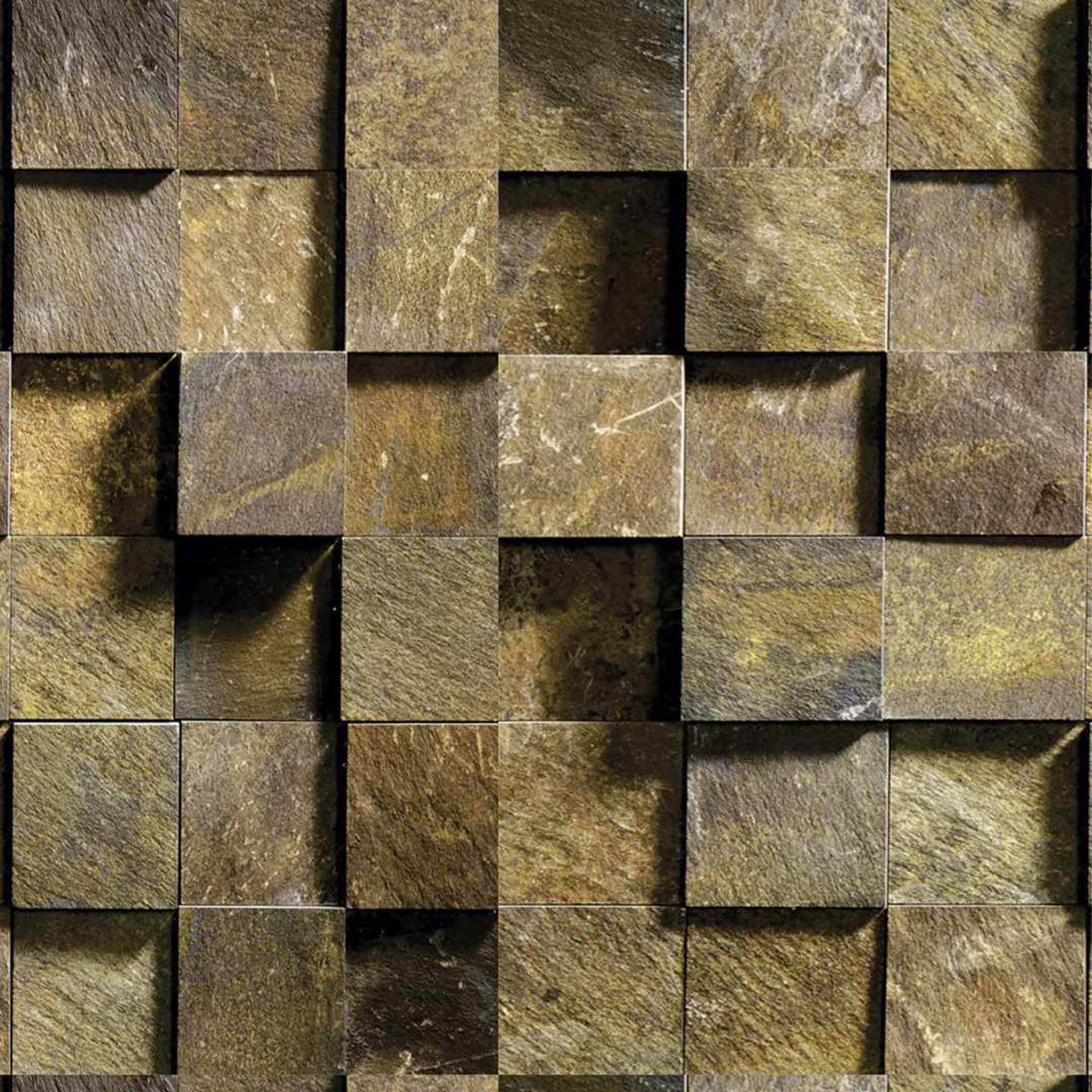 Cubos 3D Terracota