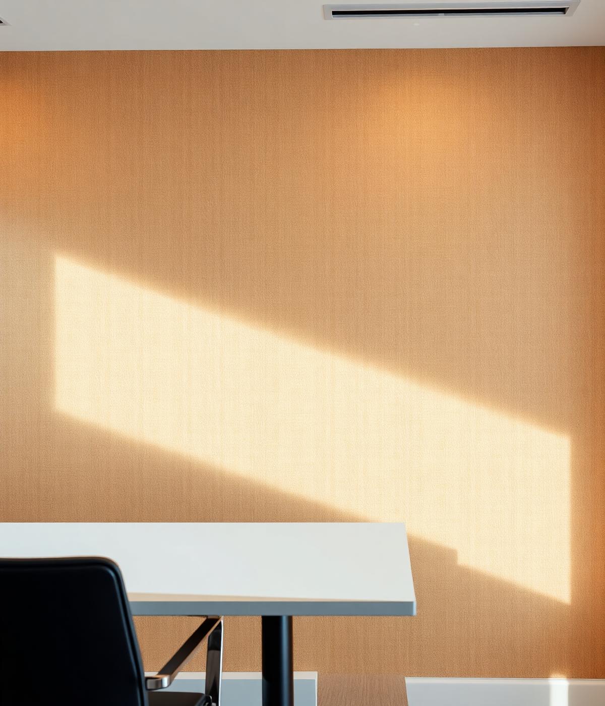 Papel de parede premium em ambiente corporativo